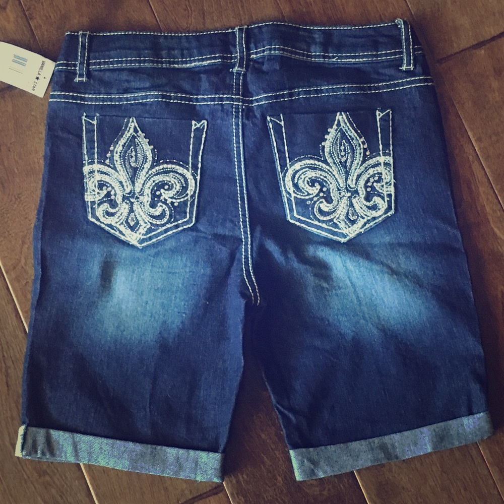 Vanilla Star Bermuda Jean Shorts